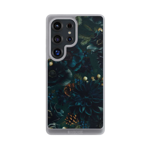 Samsung Galaxy S25 Ultra NIVOpure Blumenmuster Grün und Blau