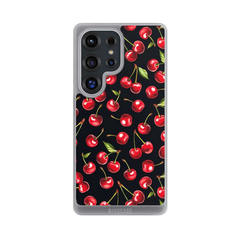 Galaxy S25 Ultra NIVOpure Kirschmuster Schwarz mit KI
