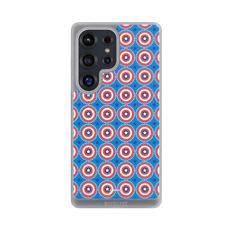 Galaxy S25 Ultra NIVOpure Captain American Shield Pattern