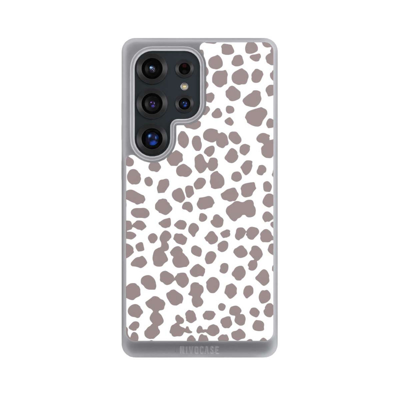 Galaxy S25 Ultra NIVOpure Cheetah Pattern Brown White