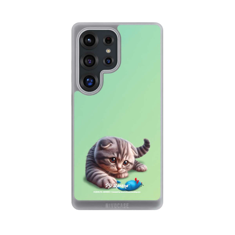 Galaxy S25 Ultra NIVOpure Playing Cat with Mouse