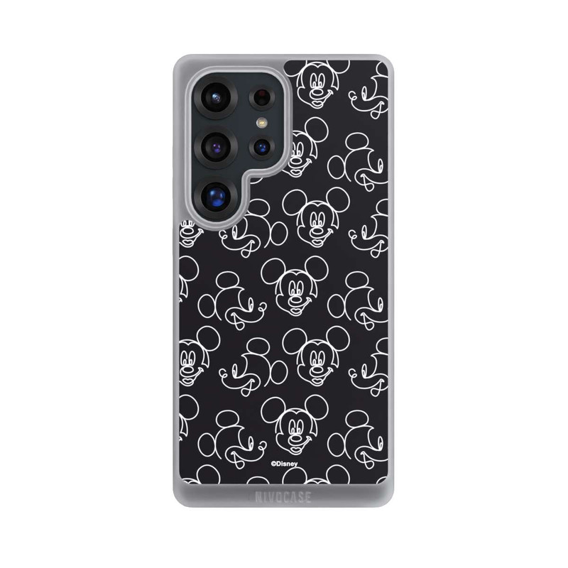 Galaxy S25 Ultra NIVOpure Disney Mickey Muster Schwarz
