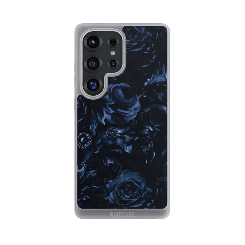 Galaxy S25 Ultra NIVOpure Shadow Flowers Blue