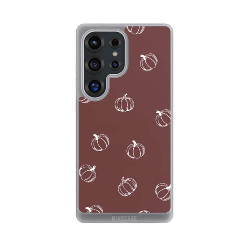 Samsung Galaxy S25 Ultra NIVOpure Kürbiszeit Muster Braun