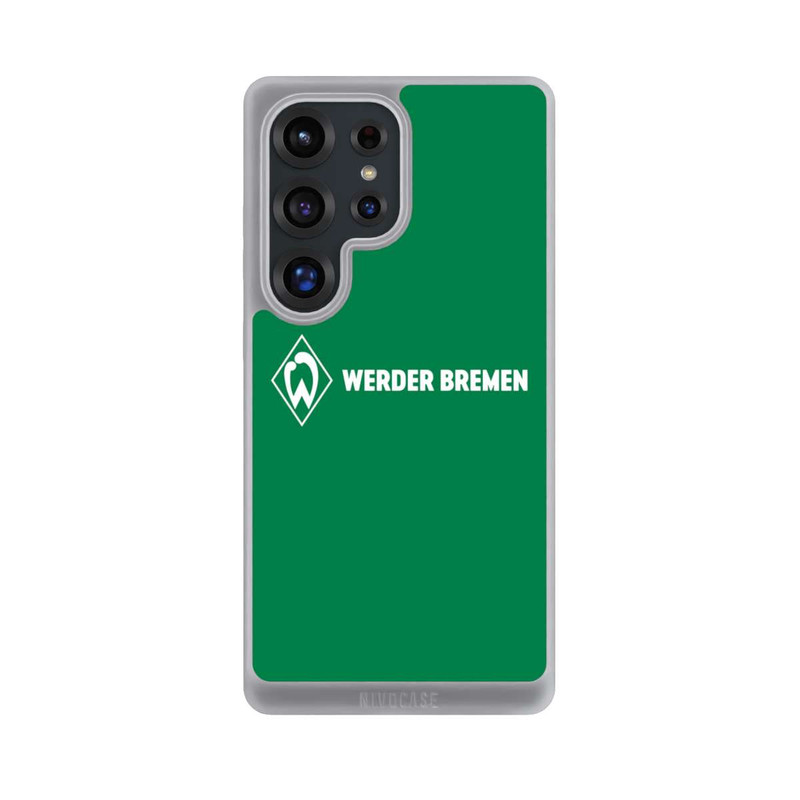 Galaxy S25 Ultra NIVOpure Werder Bremen Schriftzug Raute Grün