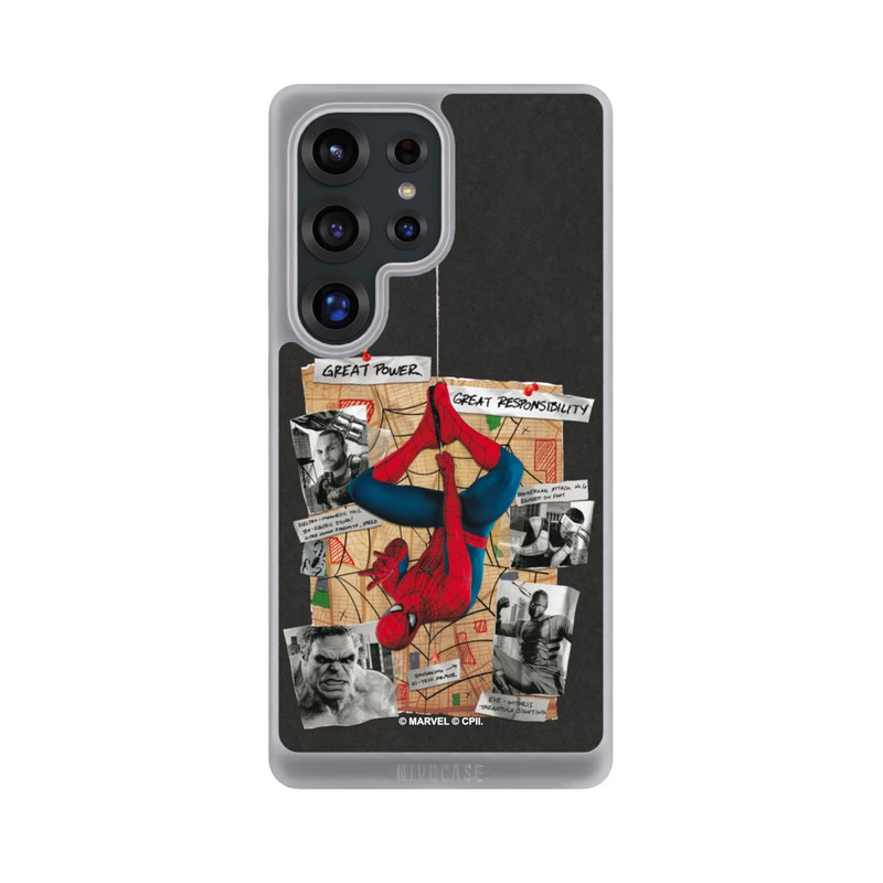 Galaxy S25 Ultra NIVOpure Spider-Man Tableau d'enquête