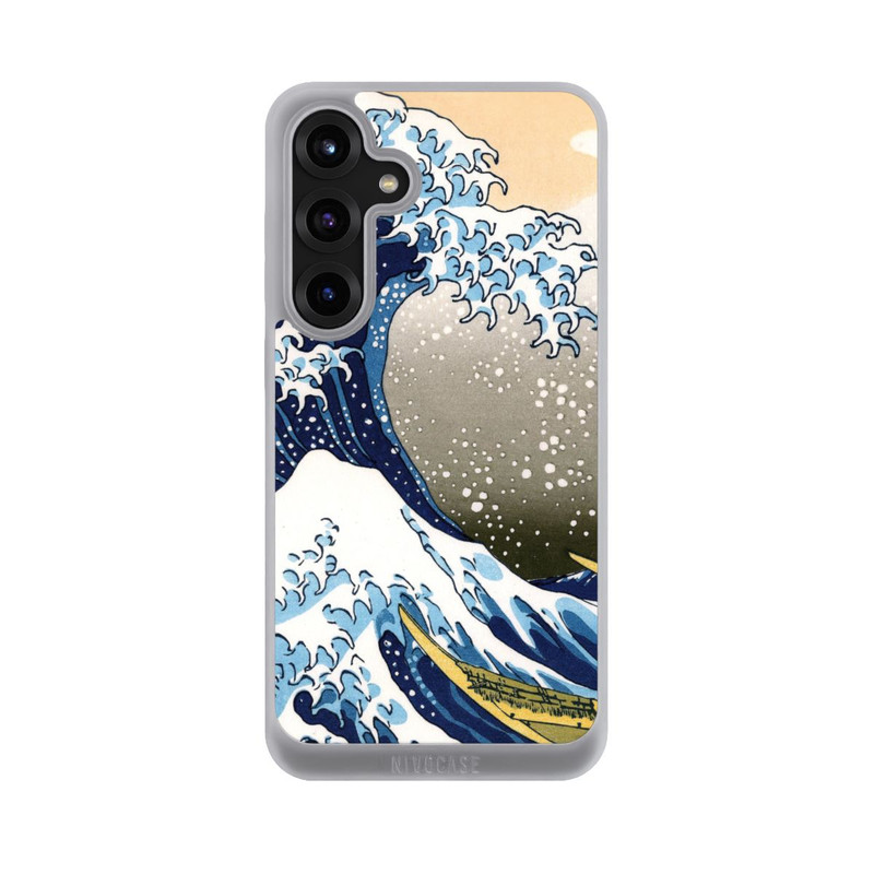 Galaxy S25 + NIVOpure Great Wave of Kanagawa