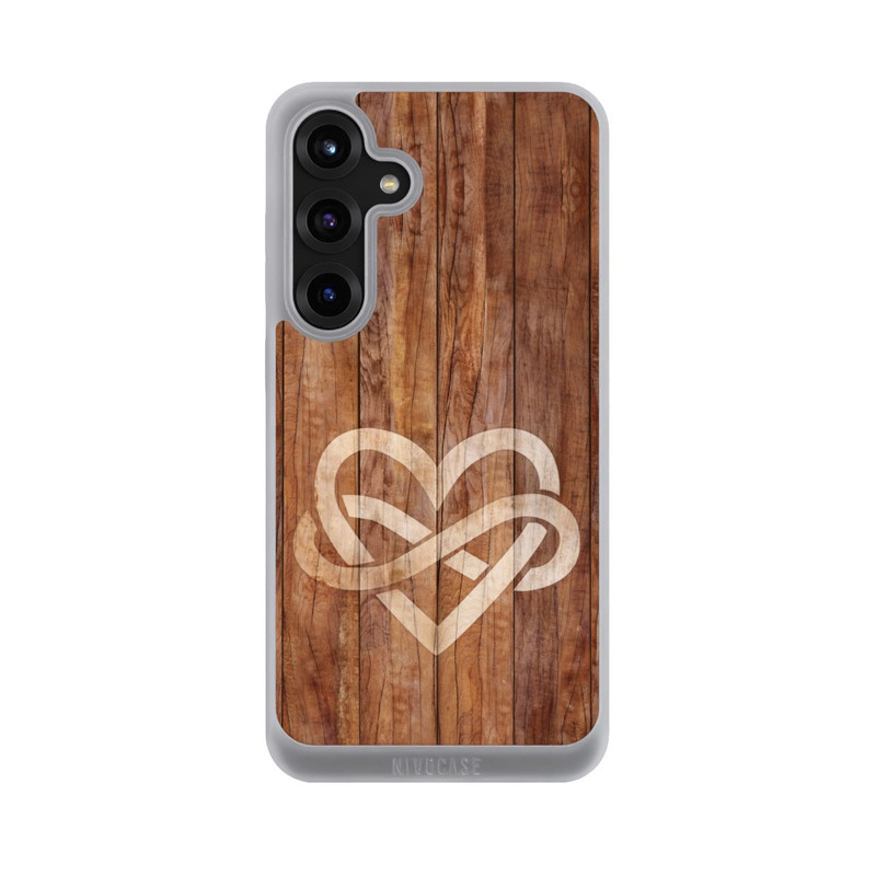 Galaxy S25 + NIVOpure Herz Holz
