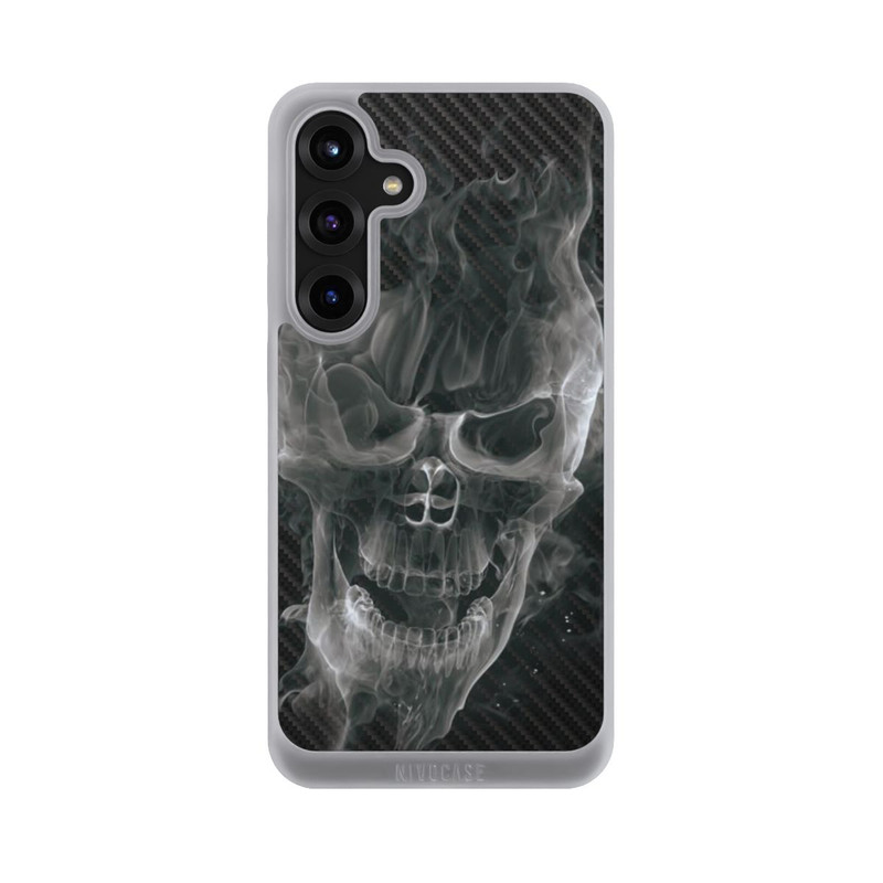 Galaxy S25 + NIVOpure Crâne Fumée Carbone