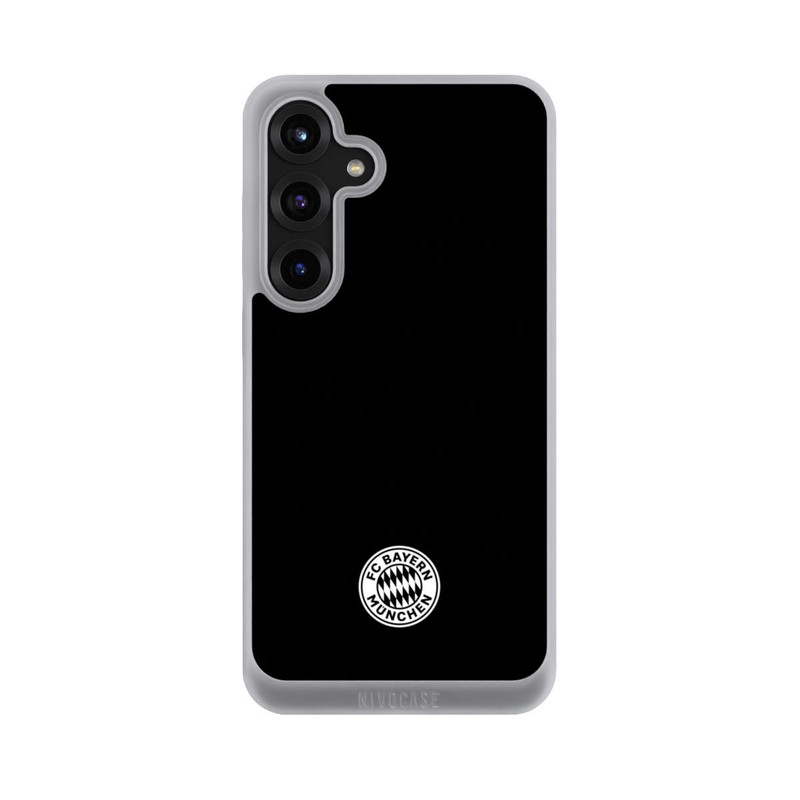 Galaxy S25 + NIVOpure Classic FCB Logo - white on black