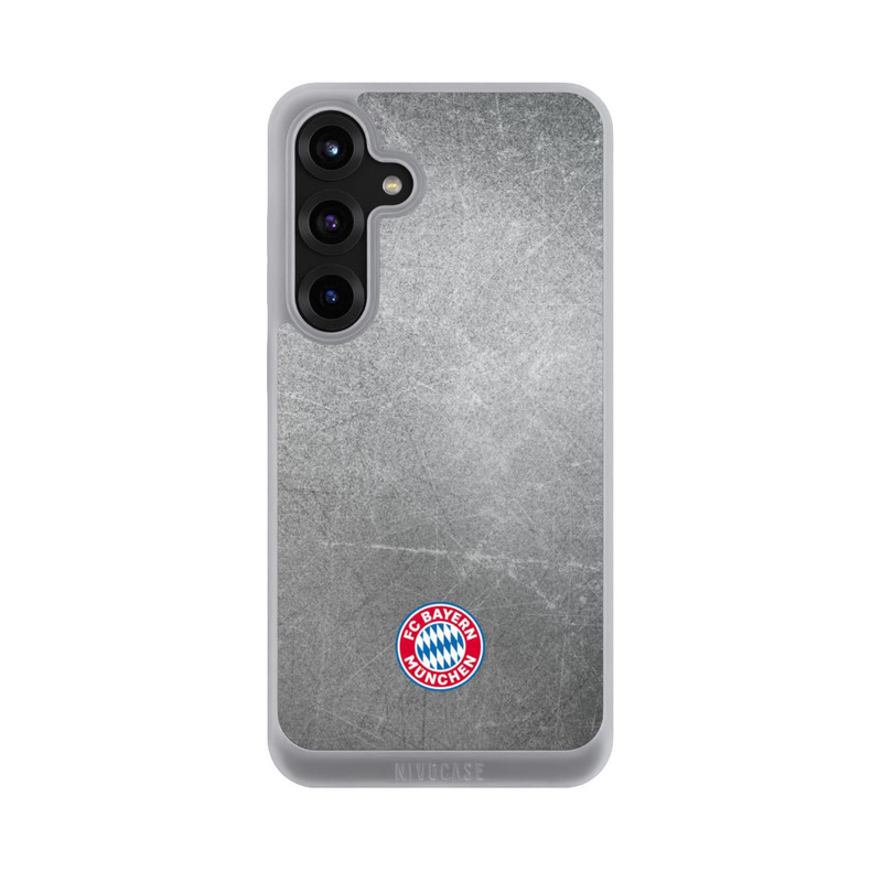 Galaxy S25 + NIVOpure Classic FCB Logo - colorful on metal look