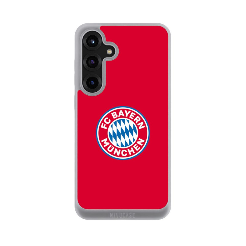 Galaxy S25 + NIVOpure FCB Logo auf Rot
