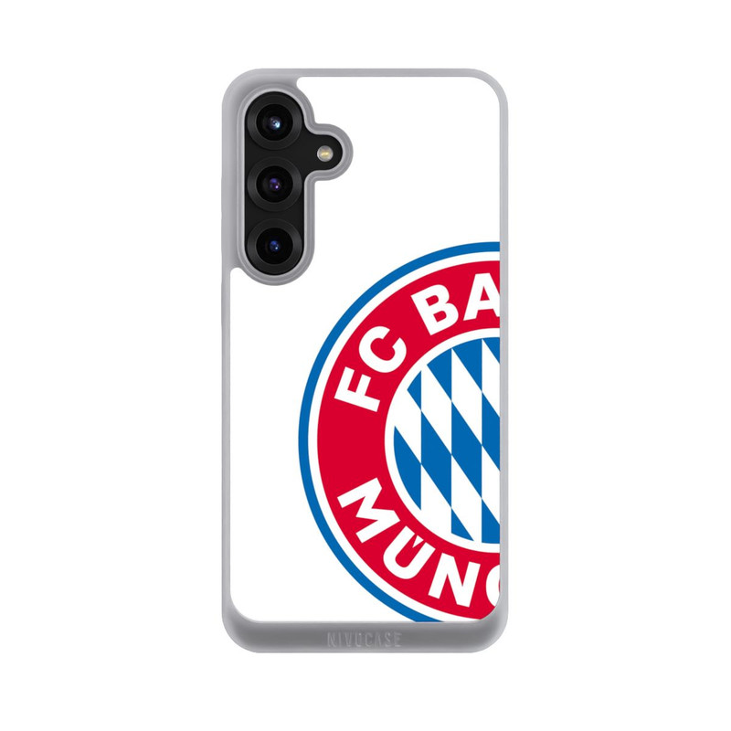 Galaxy S25 + NIVOpure Großes FCB Logo Weiß