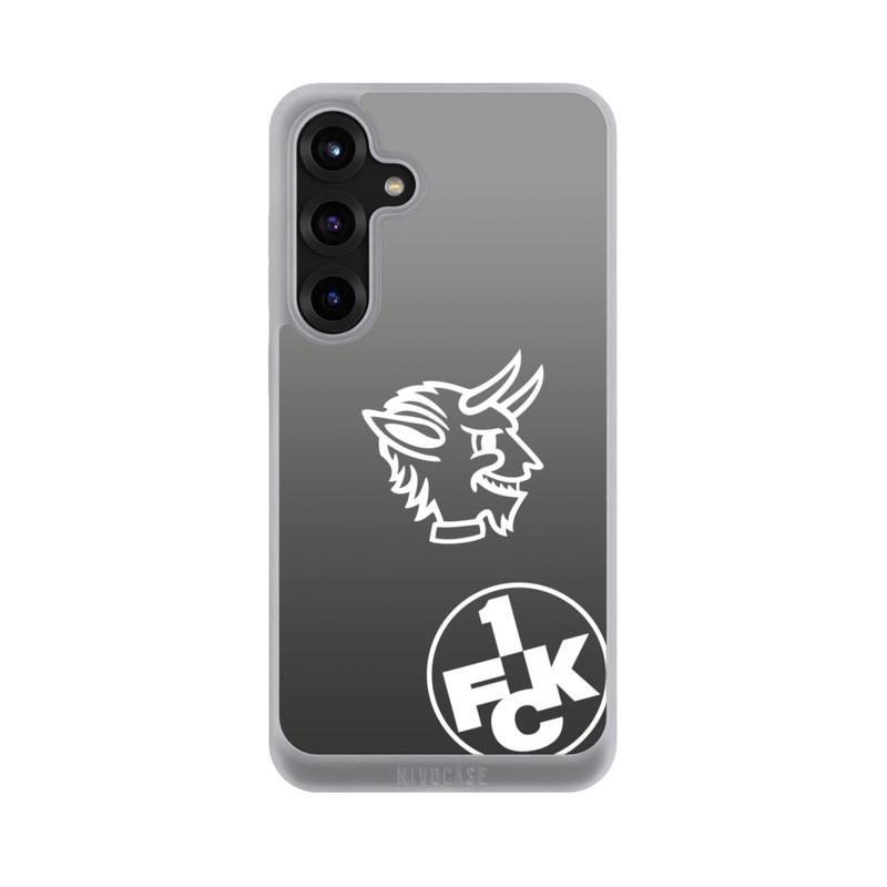 Galaxy S25 + NIVOpure Teufelskopf FCK auf Schwarz