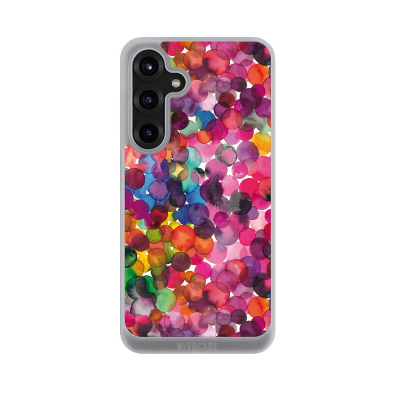 Galaxy S25 + NIVOpure Points aquarelle superposés