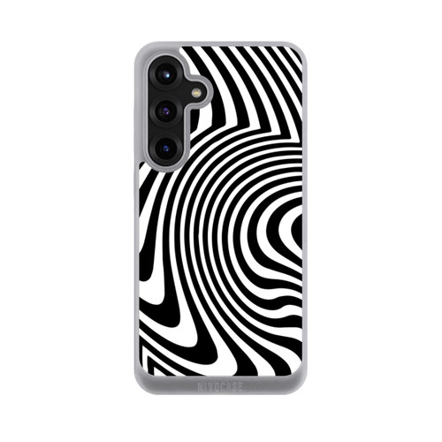 Samsung Galaxy S25+  NIVOpure schwarz-weiße Wellen