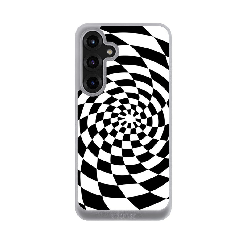 Galaxy S25 + NIVOpure Illusion en noir et blanc