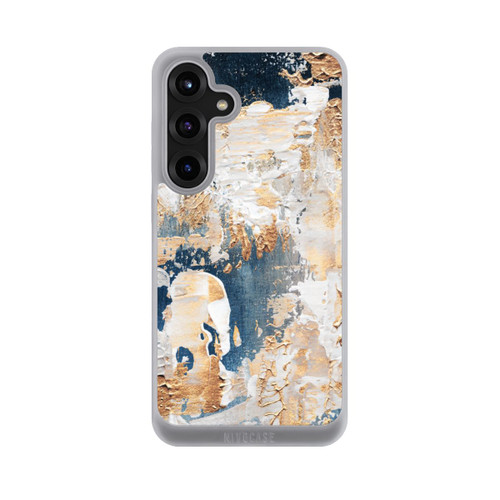 Samsung Galaxy S25+  NIVOpure Abstraktion Blau und Gold