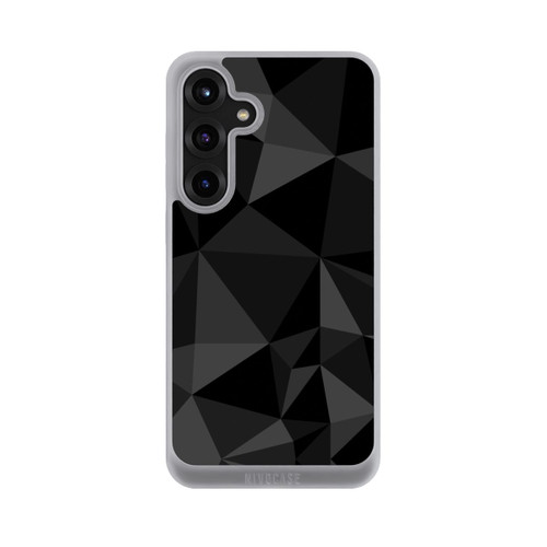 Samsung Galaxy S25+  NIVOpure Polygonmuster schwarz