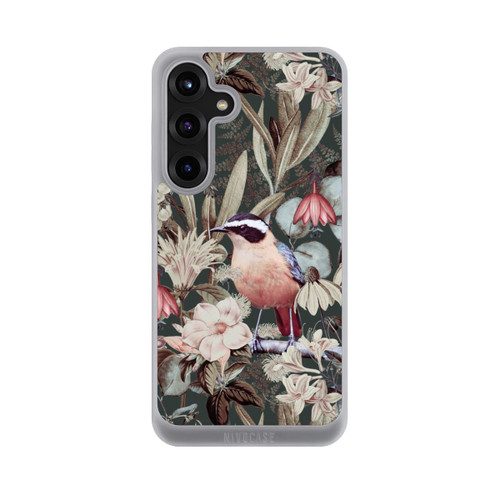 Samsung Galaxy S25+  NIVOpure Orange Bird in Vintage Flower Pattern