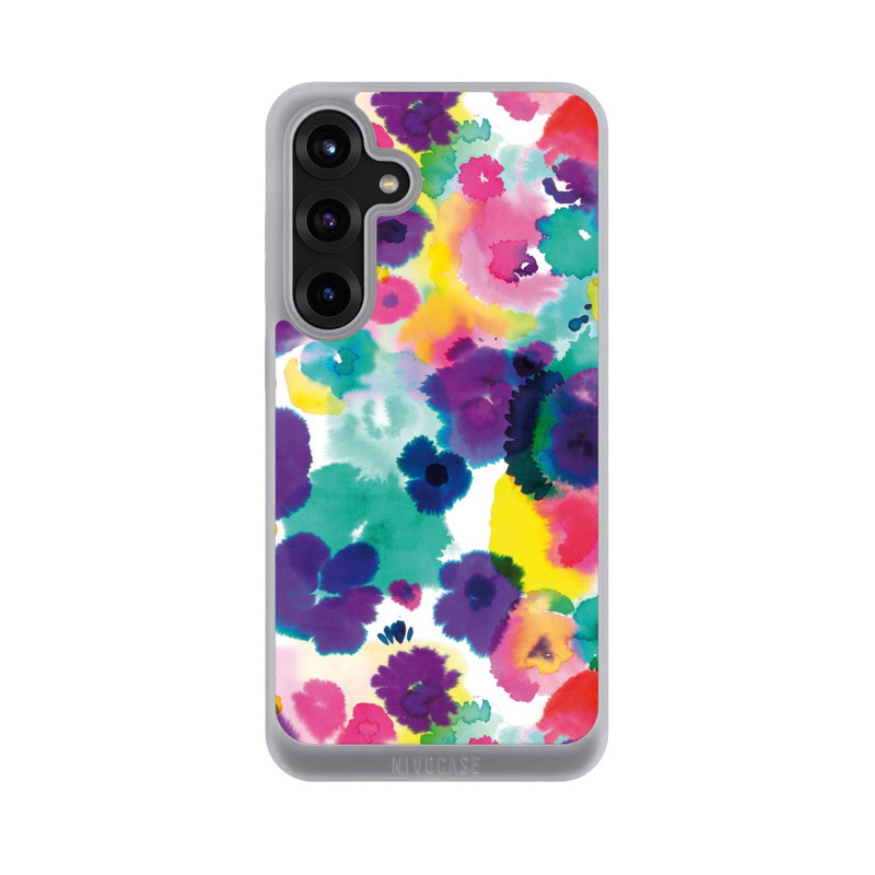 Galaxy S25 + NIVOpure Aquarellblumen abstrakt