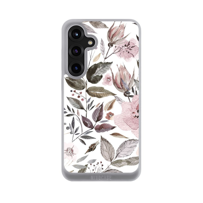 Galaxy S25 + NIVOpure Aquarell braune Rosenblüten