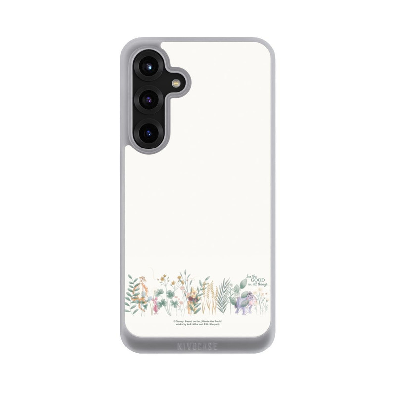 Galaxy S25 + NIVOpure Winnie Pooh et ses amis derrière l'eucalyptus