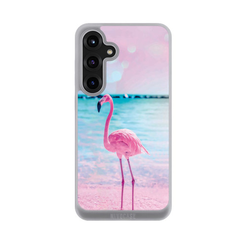 Samsung Galaxy S25+  NIVOpure Pink Flamingo on the beach