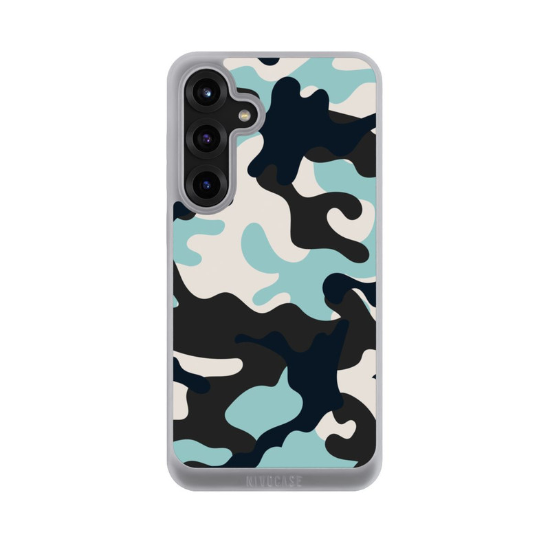 Galaxy S25 + NIVOpure Camouflage Bleu