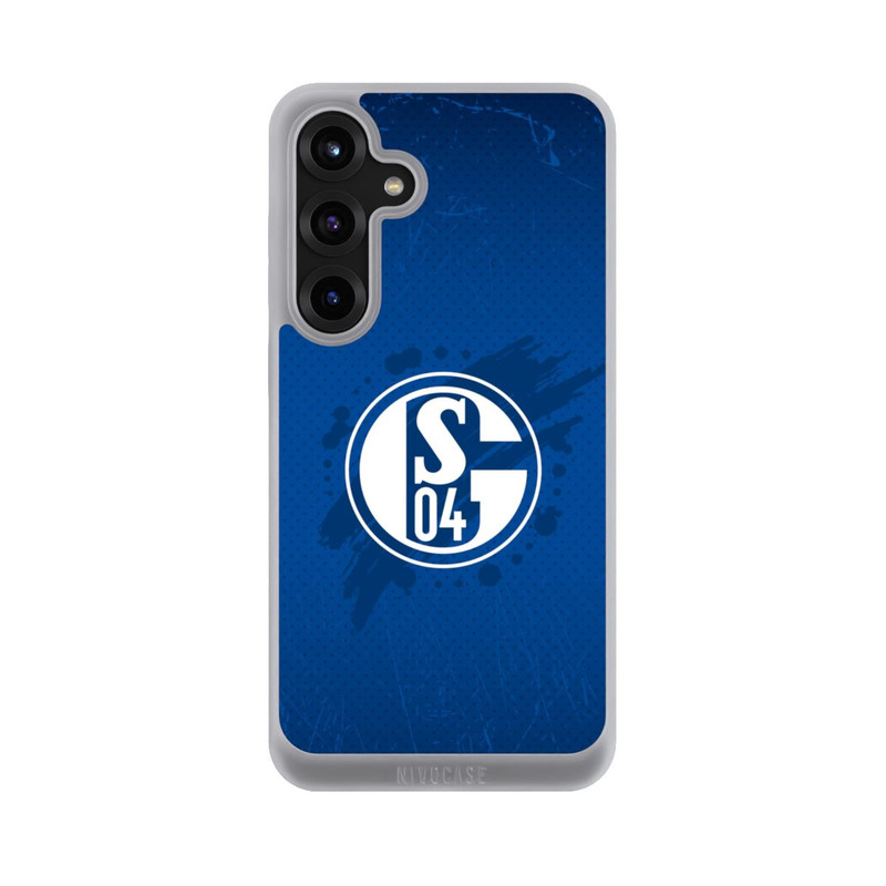 Galaxy S25 + NIVOpure Schalke 04 Farbe Fleck Blau