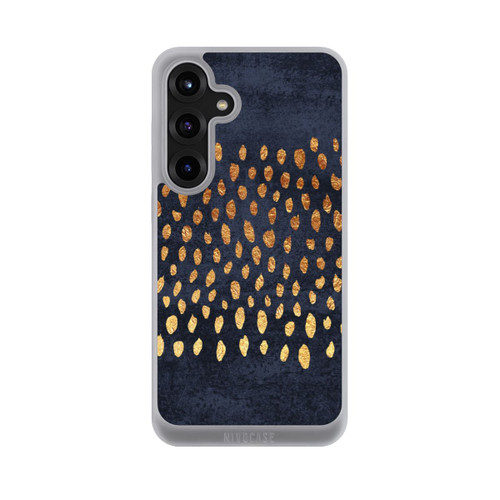 Samsung Galaxy S25+  NIVOpure Muster Gold und Marine
