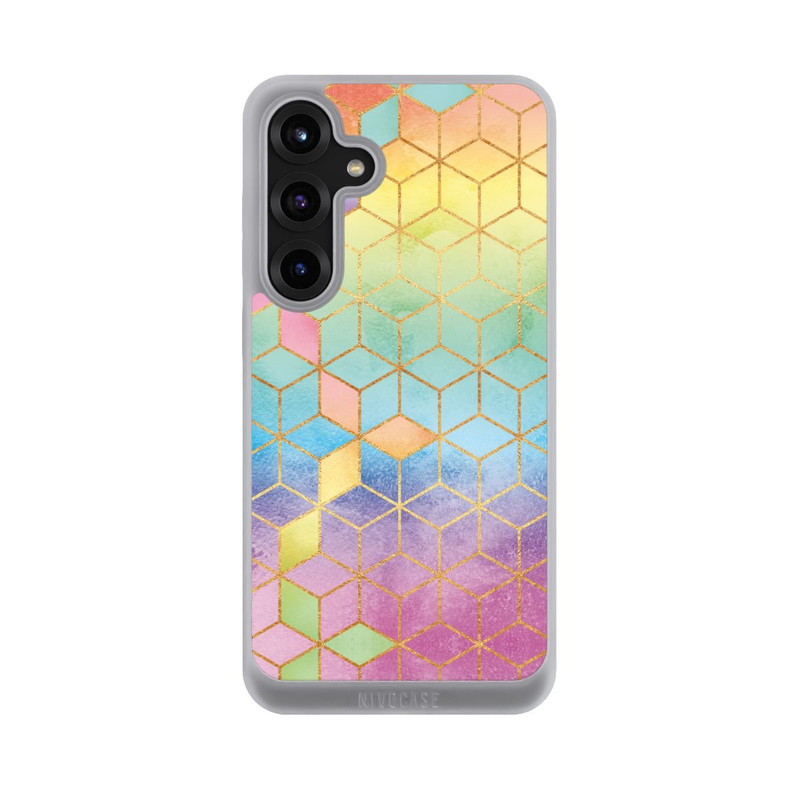Galaxy S25 + NIVOpure Cubes Arcs-en-ciel