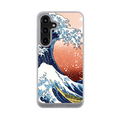 Samsung Galaxy S25+  NIVOpure La Grande Vague de Kanagawa Rouge
