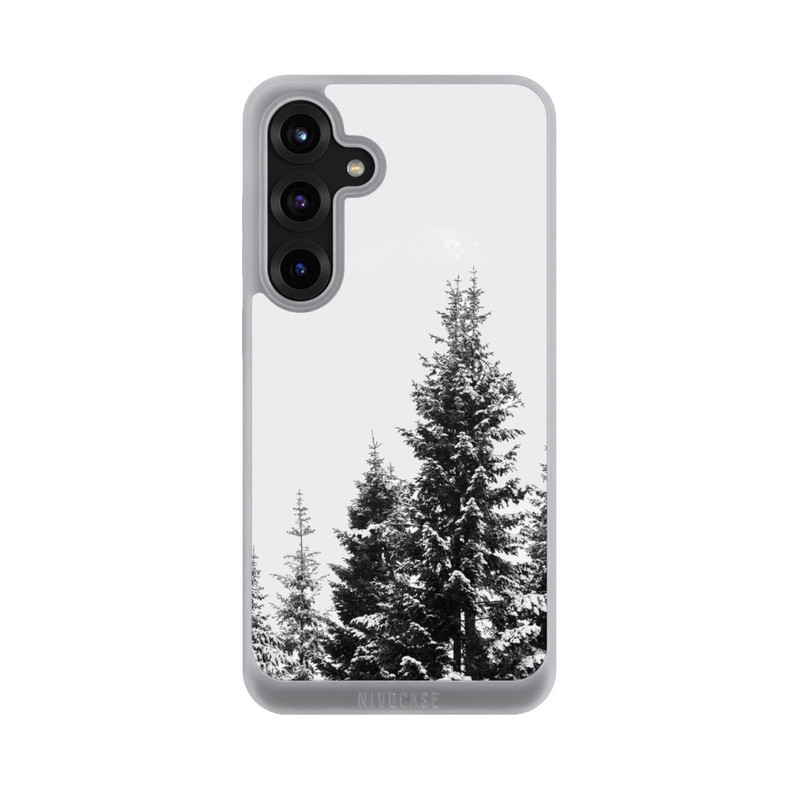 Galaxy S25 + NIVOpure Arbres couverts de neige