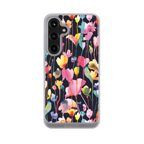 Samsung Galaxy S25+  NIVOpure Wildblumen schwarz