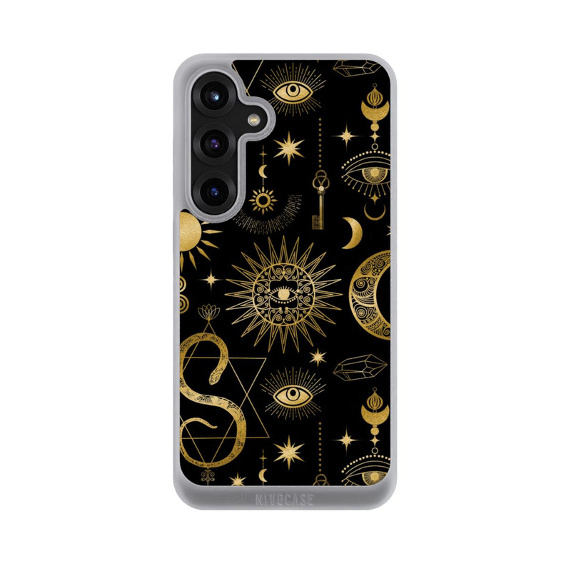 Galaxy S25 + NIVOpure Himmlische Sonne und Mond Steampunk