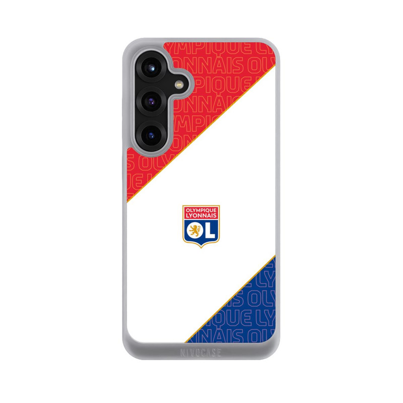 Galaxy S25 + NIVOpure Logo OL rouge et bleu