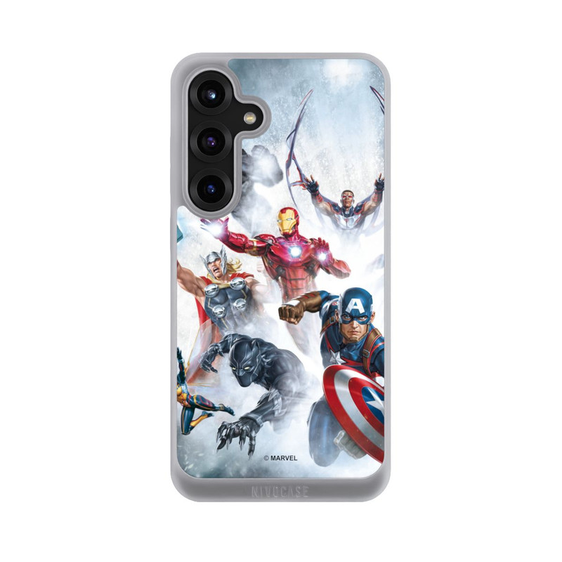 Galaxy S25 + NIVOpure Avengers Jumping at You