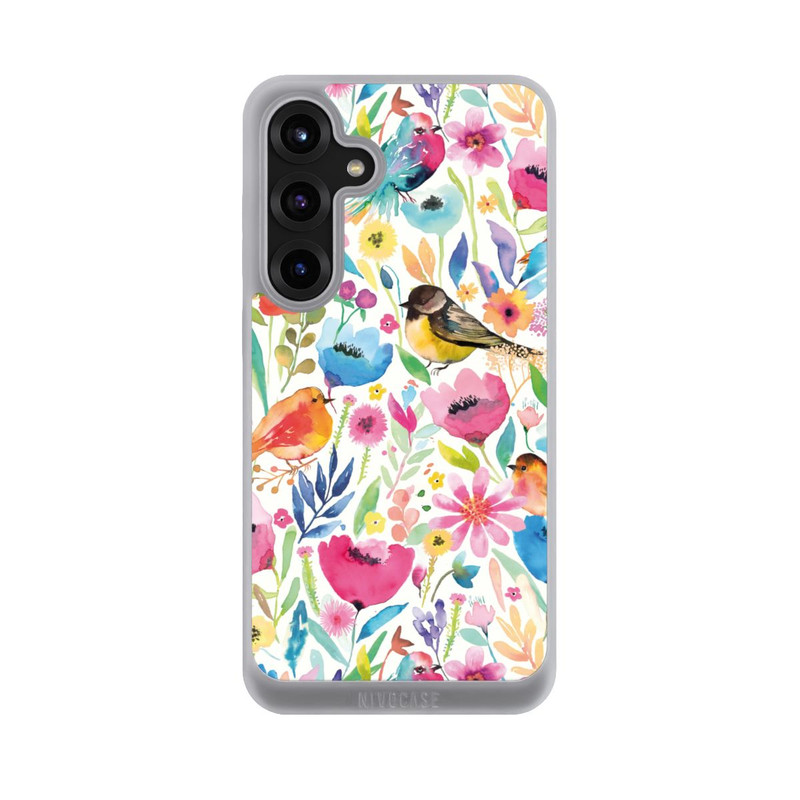 Galaxy S25 + NIVOpure Whimsical Birds and Flowers