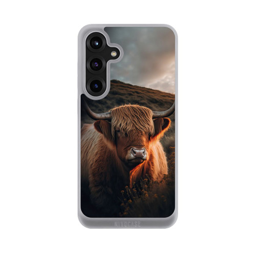 Samsung Galaxy S25+  NIVOpure Vache Highland avec de grandes cornes avec IA