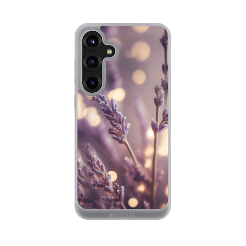 Galaxy S25 + NIVOpure Lavender Close Up with AI