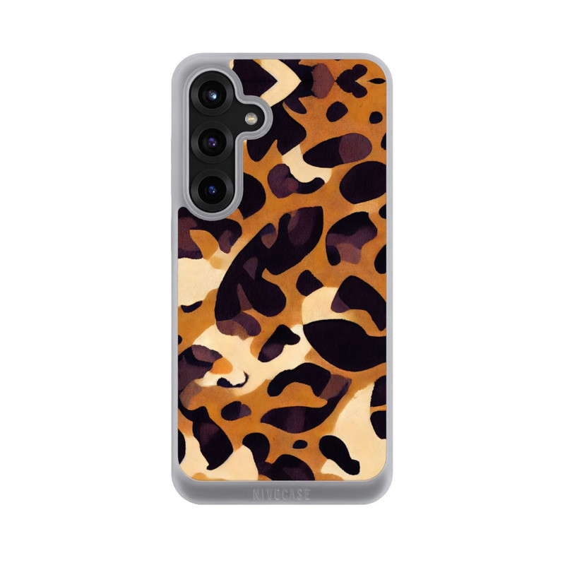 Galaxy S25 + NIVOpure Leo Pattern hellbraun