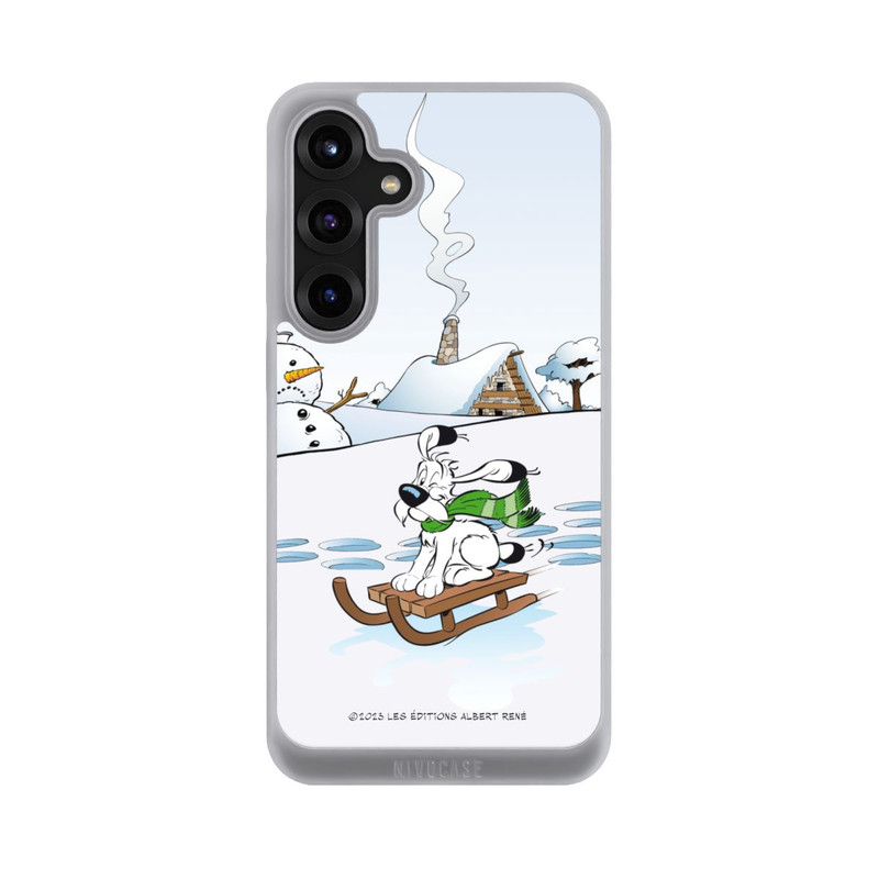 Galaxy S25 + NIVOpure Idéfix fait du traîneau