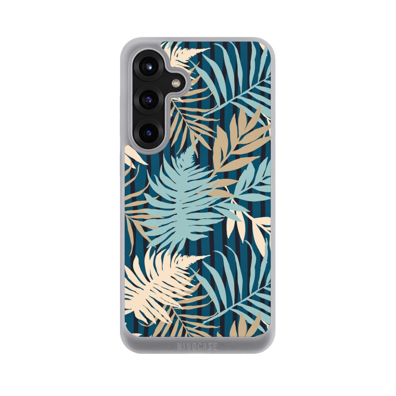 Galaxy S25 + NIVOpure Palm Garden Beige Pattern