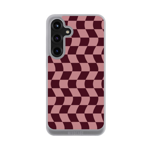Samsung Galaxy S25+  NIVOpure Schachbrett Rot-Rosa