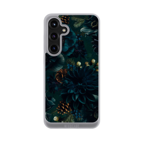 Samsung Galaxy S25+  NIVOpure Blumenmuster Grün und Blau
