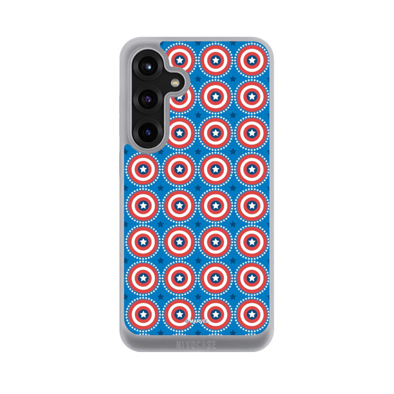 Galaxy S25 + NIVOpure Captain American Shield Pattern