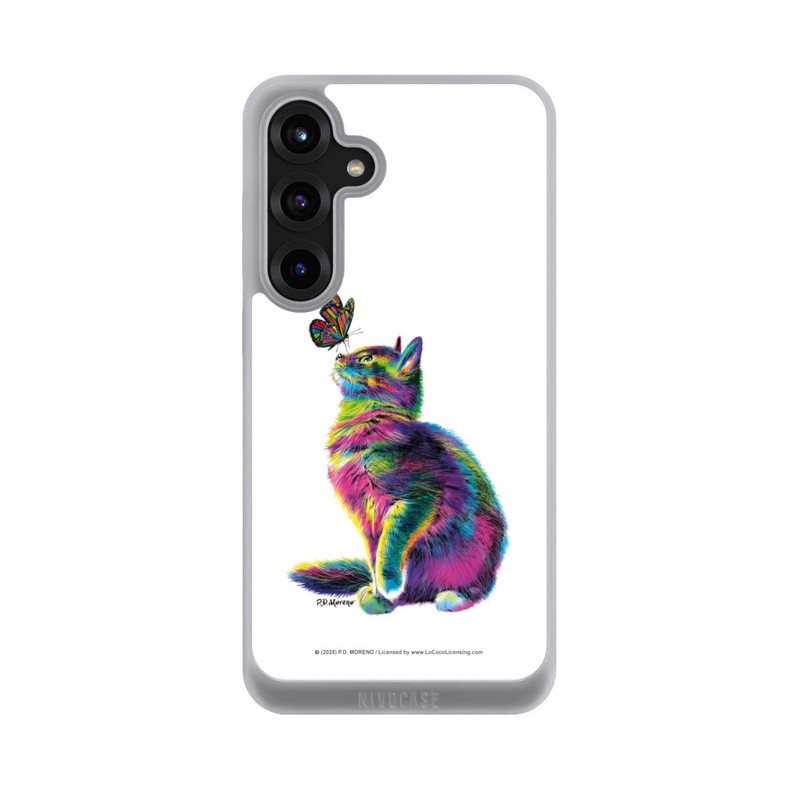 Galaxy S25 + NIVOpure Katze verspielt