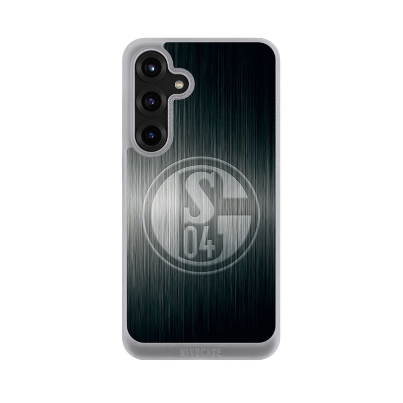 Galaxy S25 + NIVOpure Schalke 04 Metall Look