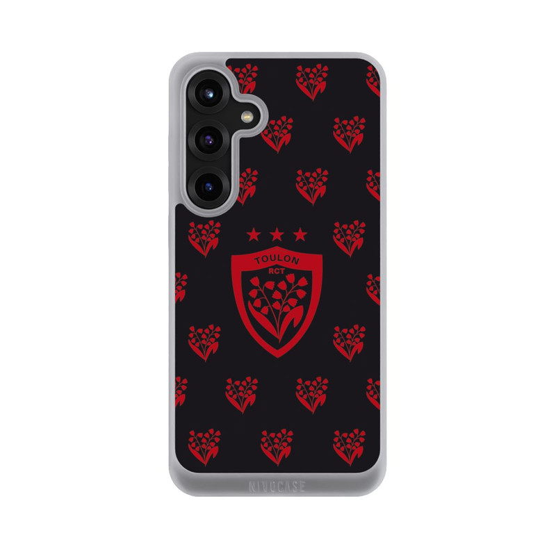 Galaxy S25 + NIVOpure Maiglöckchen Pattern Rot RCT